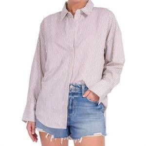 NEW THEO THE LABEL echo shirt in sand/pearl